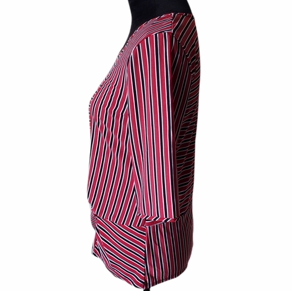 Striped Twist Front Top - Picture 3 of 5